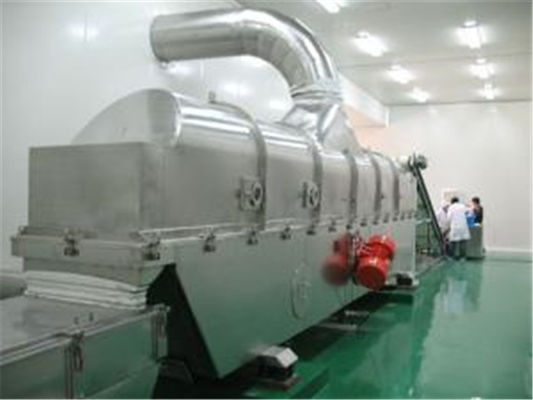 Máy sấy chất lỏng rung ngang GZQ trong dược phẩm